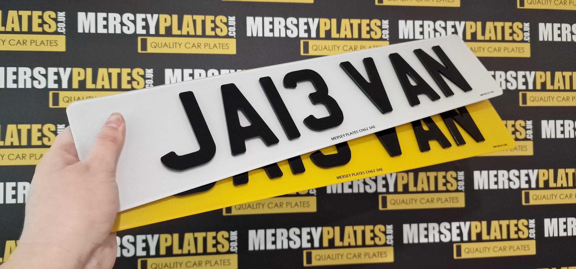 4D Acrylic Number Plates (3mm) - Image 4
