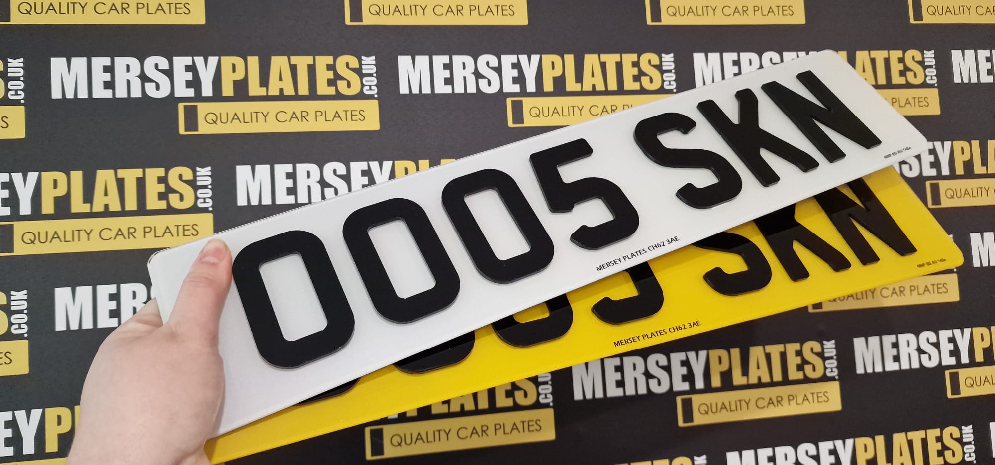 4D Acrylic Number Plates (3mm) - Image 5