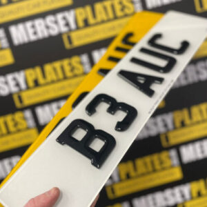 4D Gel Number Plates