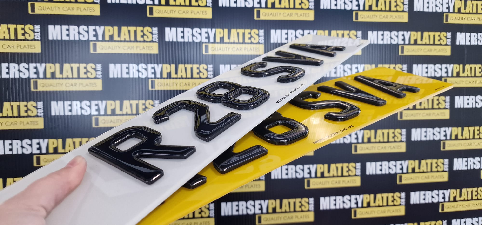 4D Gel Number Plates - Image 2