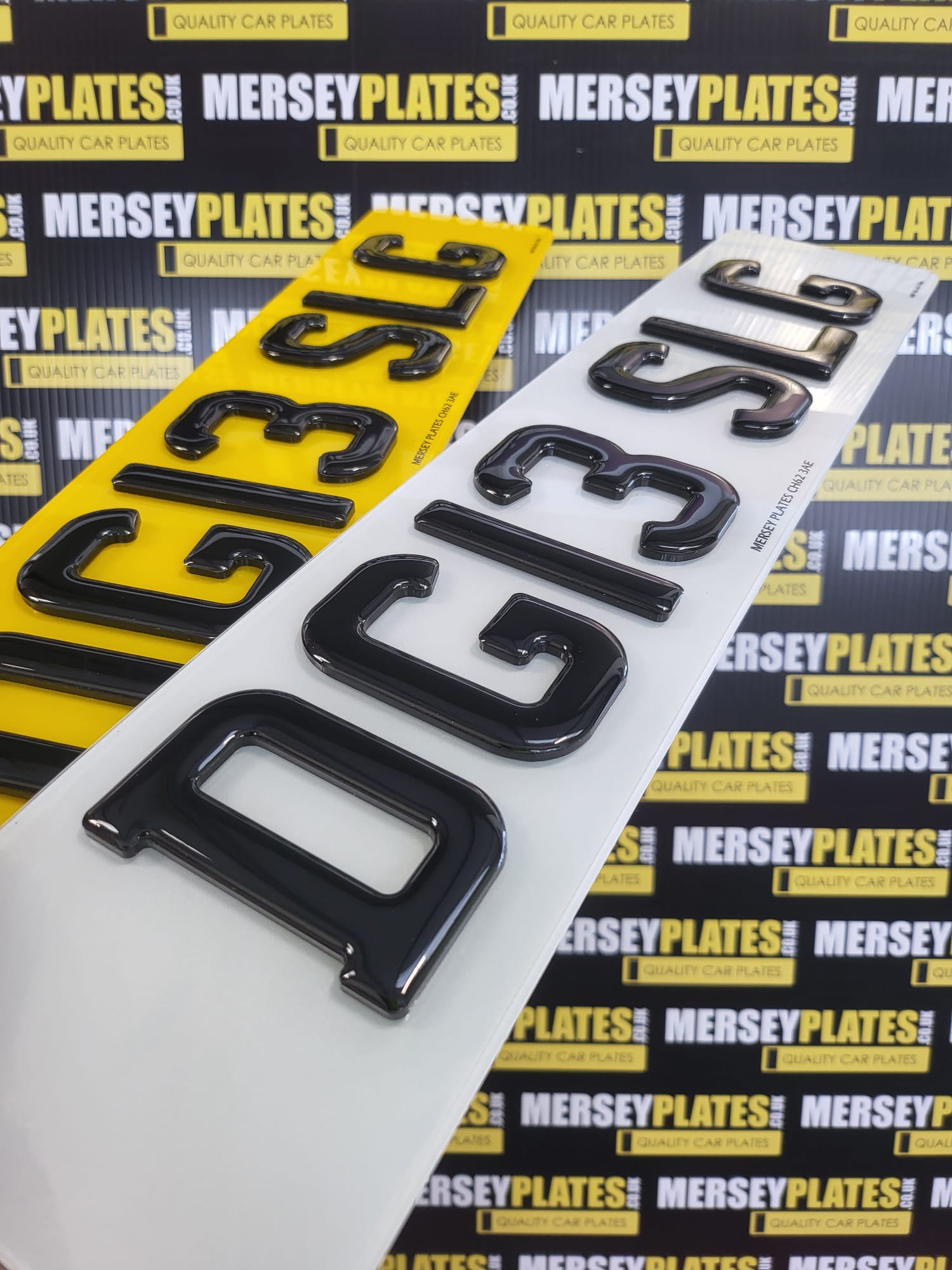4D Gel Number Plates - Image 3